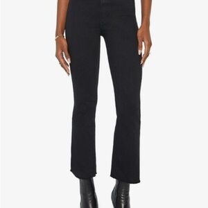 MOTHER Black Straight Cut Women's Jeans